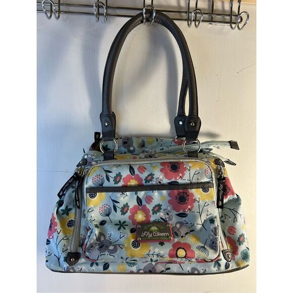 Lily bloom shoulder bag Blue Koala gray green rn#108833 - Picture 2 of 13